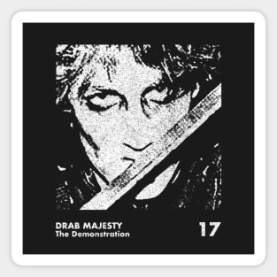 Drab Majesty / Minimalist Graphic Artwork Design Magnet